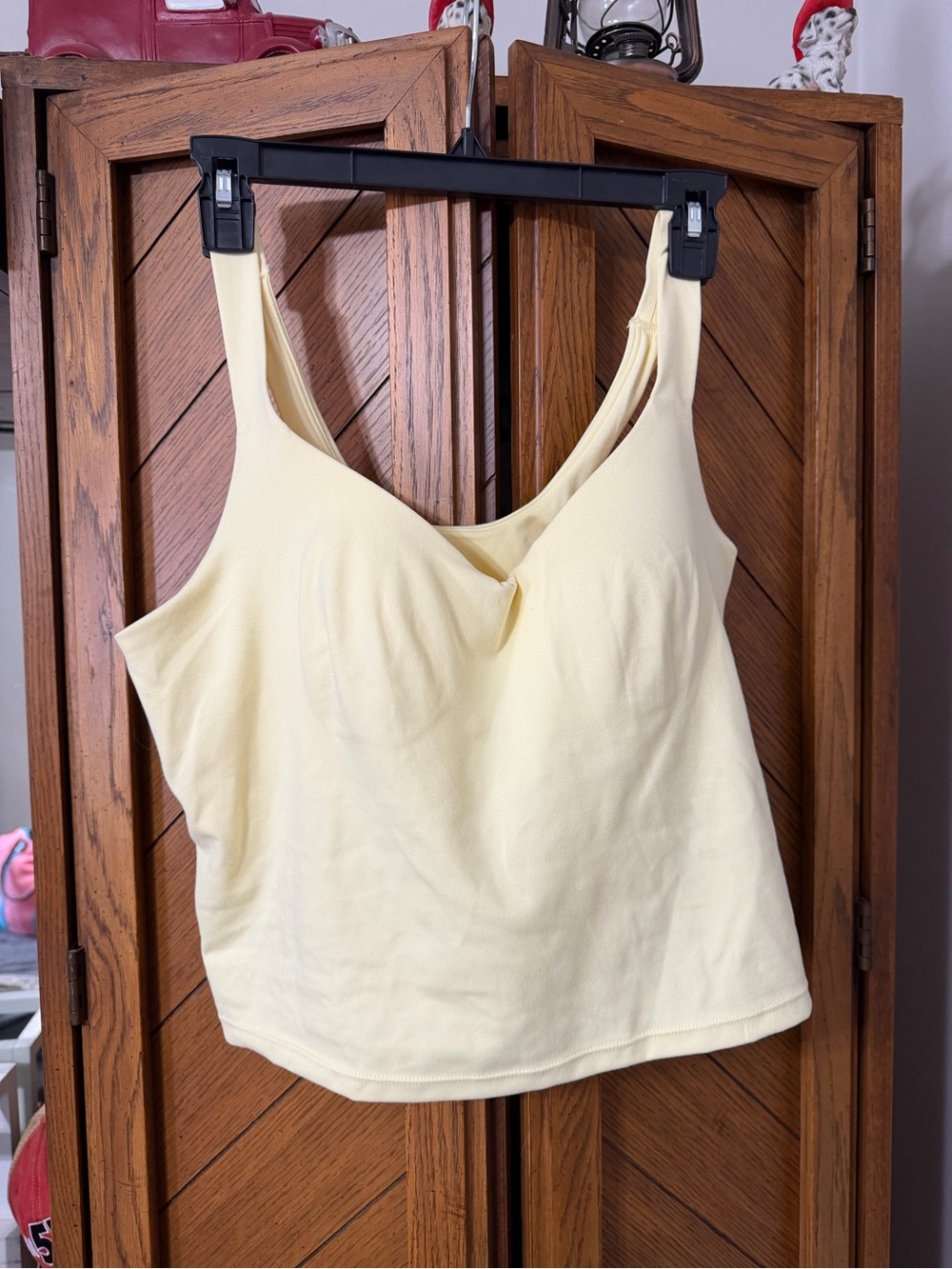 Jockey Pale Yellow Camisole Tank Top